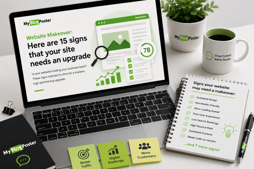 Website Makeover: Here are 15 signs that your site needs an upgrade