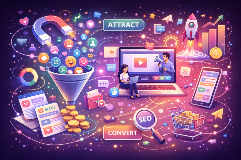 Content Marketing Blueprint: How to Attract, Engage, and Convert Your Ideal Audience Effectively