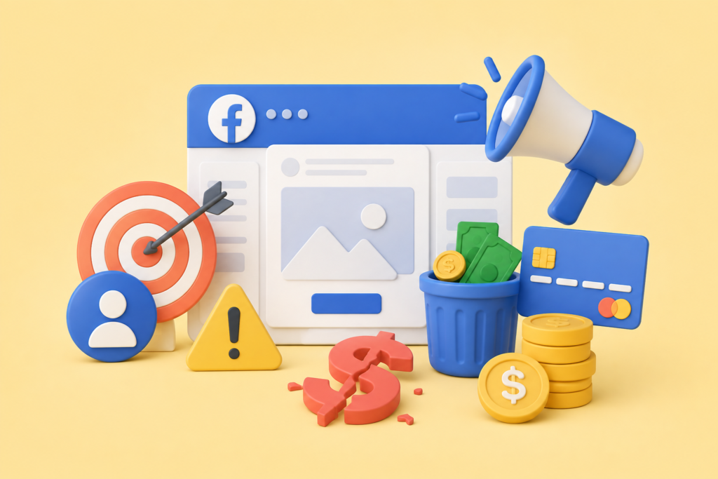 Common Facebook Ads Mistakes That Waste Budget