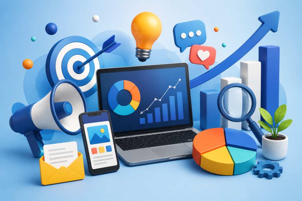 Digital Marketing: The Complete Guide to Building a High-Performance Online Growth Strategy