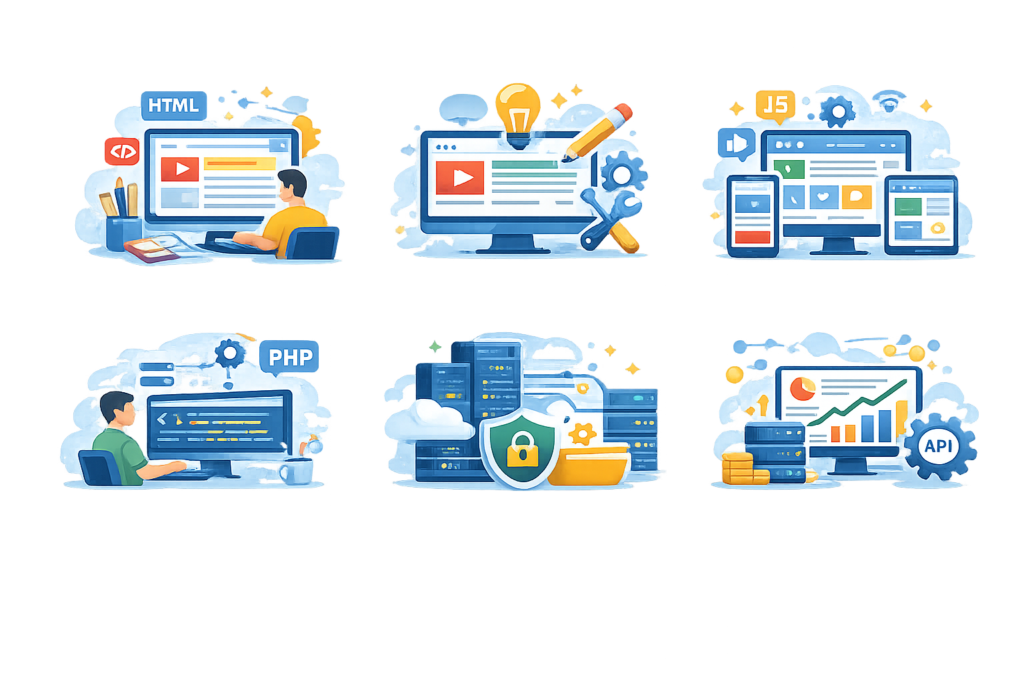 Front-End and Back-End Development: Building Powerful Websites