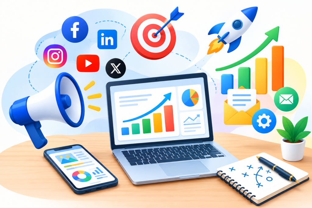Digital Marketing: The Complete Guide to Building, Scaling, and Optimising a High-Performance Digital Growth Strategy