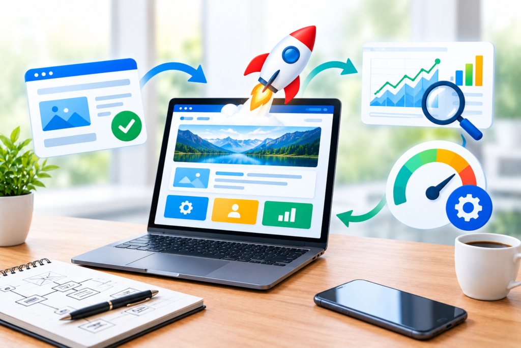 Launching, Monitoring, and Continuously Improving the Website