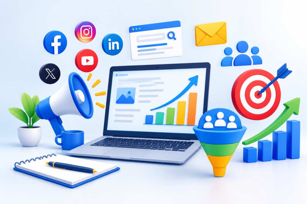 Digital Marketing: The Complete Guide to Building Traffic, Generating Leads, and Growing Your Business