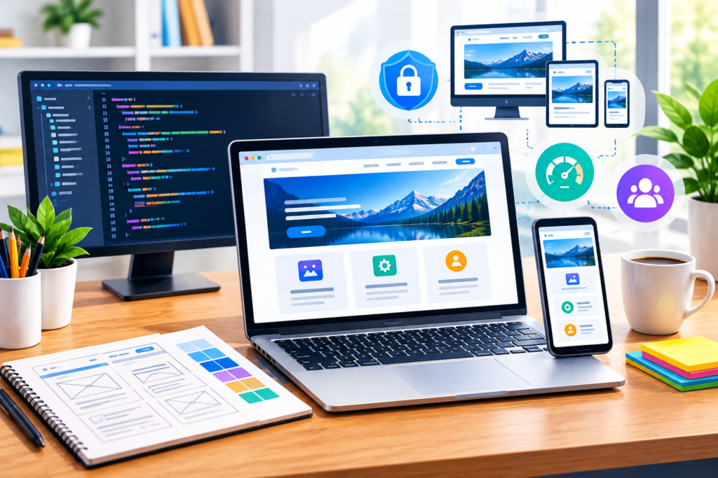 Website Design and Development: The Complete Guide to Building a High-Performance, Secure, and User-Friendly Website