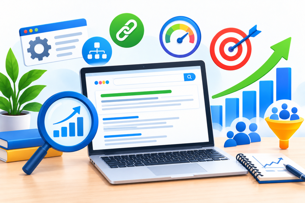 SEO: The Complete Guide to Building Sustainable Organic Visibility, Traffic, Leads, and Long-Term Growth
